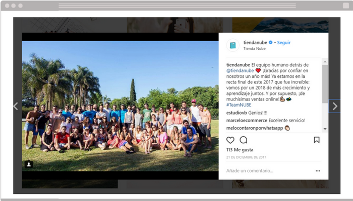 Ejemplo Tiendanube